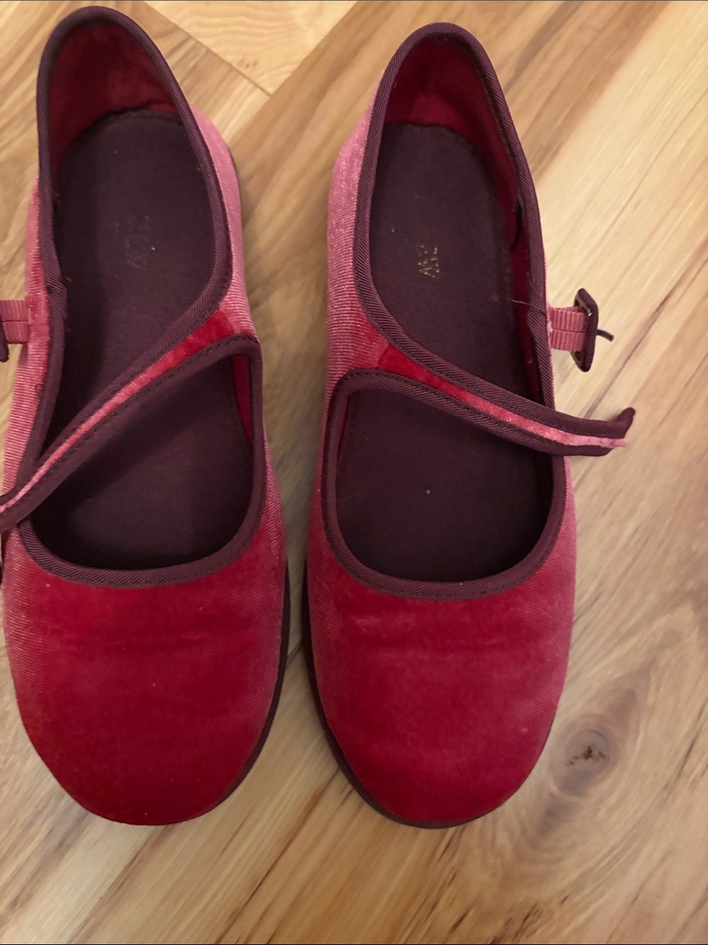 Crewcuts velvet ballet flats